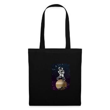 ASTRONAUT LOVE Space Saint Valentin - Sac en tissu - noir - Devant