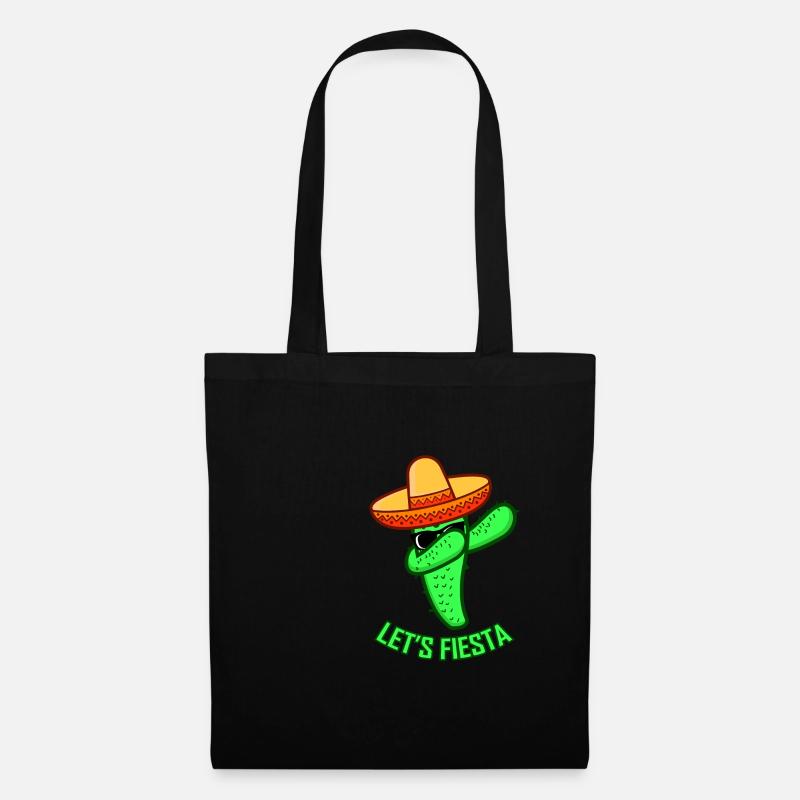 LET'S FIESTA Cinco De Mayo Geschenk Party Frauen - Stoffbeutel - Schwarz