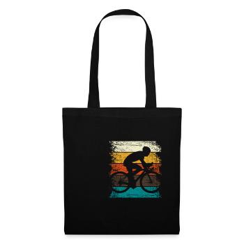 RENNRAD RETRO road cyclist Gravelbike road bike - Tote Bag - black - Front