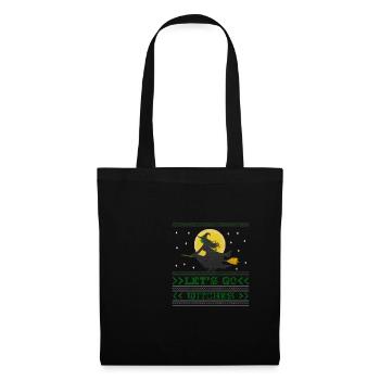 Sorcière Avec le bealon Ugly Halloween 2021 Femmes Lets Go - Sac en tissu - noir - Devant