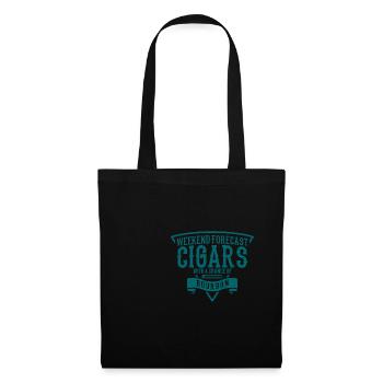 Fumeur de cigares Amateurs de cigares Cigares et - Sac en tissu - noir - Devant