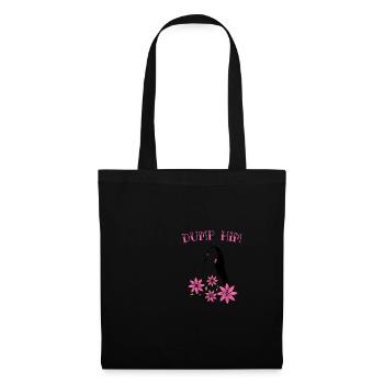 Weltfrauentag Dump Him Frauen Silhouette - Stoffbeutel - Schwarz - Vorne