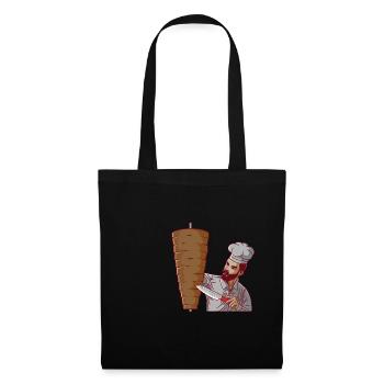 Döner Kebap Modern Chef With Doner Kebab Rotisserie And - Tote Bag - black - Front