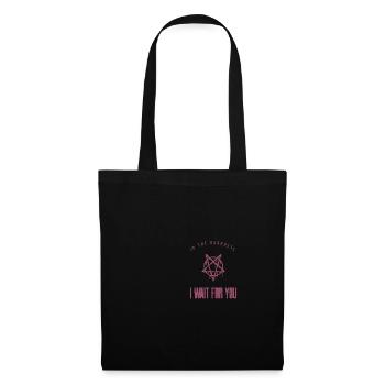 Gothic Lover in the Darkness I'm Waiting for You - Tote Bag - black - Front