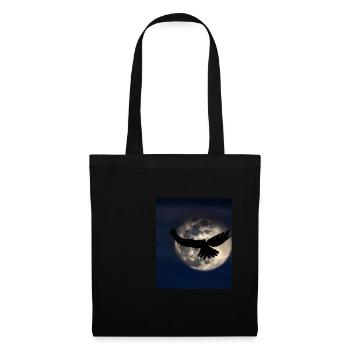 Goth Gothic Lover Shadow of a Bird of Prey - Tote Bag - black - Front