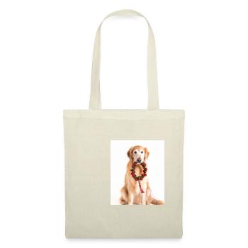 Christmas Dogs Golden Retriever Advent Wreath - Tote Bag - nature - Front