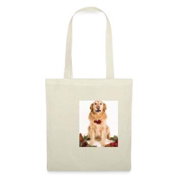 Christmas Dogs Golden Retriever Advent Wreath - Tote Bag - nature - Front