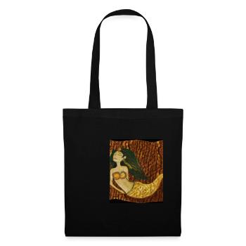 Mermaid Portrait Gustav Klimt Style - Tote Bag - black - Front