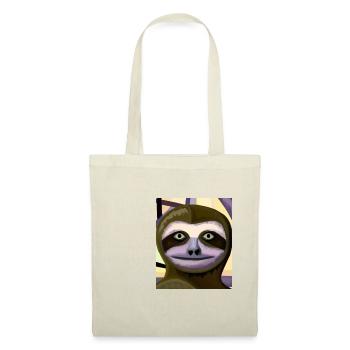 Portrait paresseux Drôle de cubisme - Sac en tissu - nature - Devant