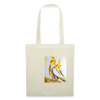 Cockatiel Couple Gustav Klimt Style - Tote Bag - nature - Front