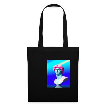 Vaporwave Statue Roman Bust - Tote Bag - black - Front