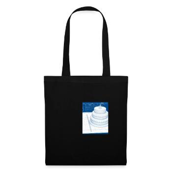 Cake Blueprint Pastry Chef Cake Baking - Tote Bag - black - Front