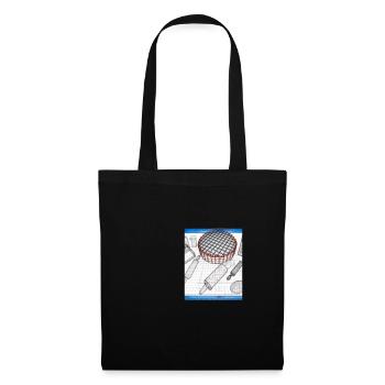 Baking Accessories Pies Blueprint Pastry Chef Cake - Tote Bag - black - Front