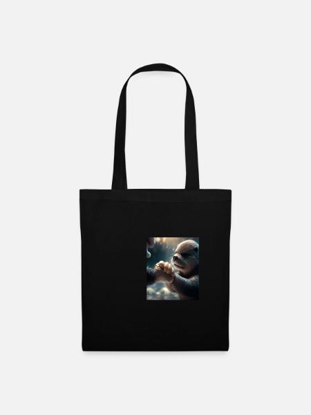 Otter Lovers Cute Sea Otter Pet - Stoffbeutel - Schwarz