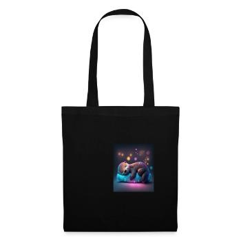 Otter Pet Owners Funny Sleepyhead Otter - Tote Bag - black - Front