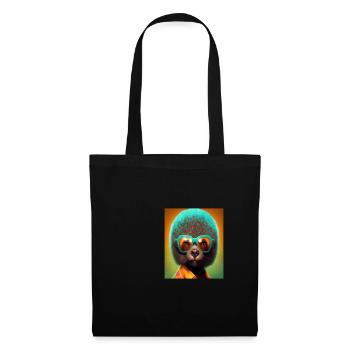 African Otter Pride Pop Art Black Afro Otter - Tote Bag - black - Front