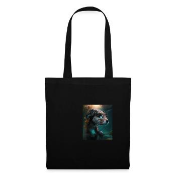 Science Fiction Evolved Animal Robot Otter - Stoffbeutel - Schwarz - Vorne