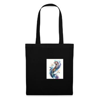 Otter Lovers Magical Sea Otter - Stoffbeutel - Schwarz - Vorne