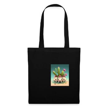 Mexican Cactus Plant Lover Cactus Axolotl Mexican - Tote Bag - black - Front