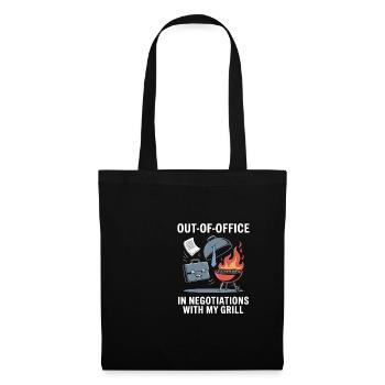 Out of Office In Negotiations with My Grill Labor - Tote Bag - black - Front