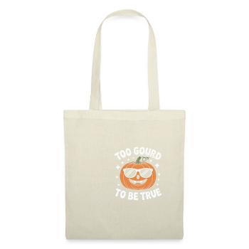 Trop de gourde pour être une vraie Halloween - Sac en tissu - nature - Devant