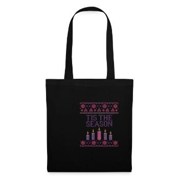 Tis The Season Advent Lenten Season Christmas - Tote Bag - black - Front