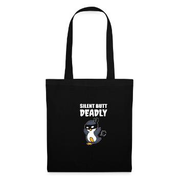Silent but deadly Psychopathic Poison - Tote Bag - black - Front