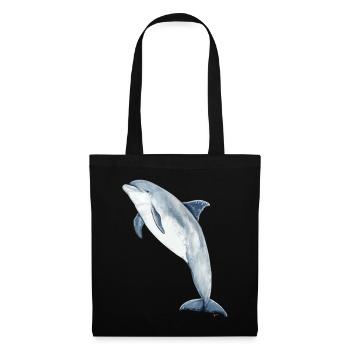 Bottlenose dolphin - Bottlenose dolphin - Grand dauphin - Tote Bag - black - Front
