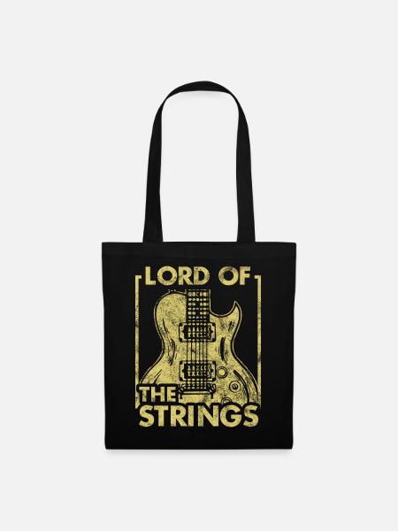 guitar - Tote Bag - black