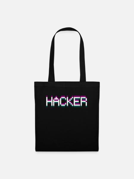CHEMISE HACKER - Sac en tissu - noir