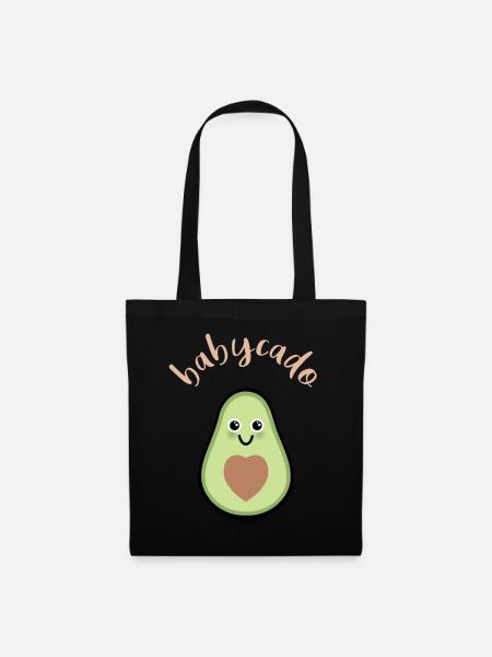 Grossesse Bébé Naissance - Sac en tissu - noir