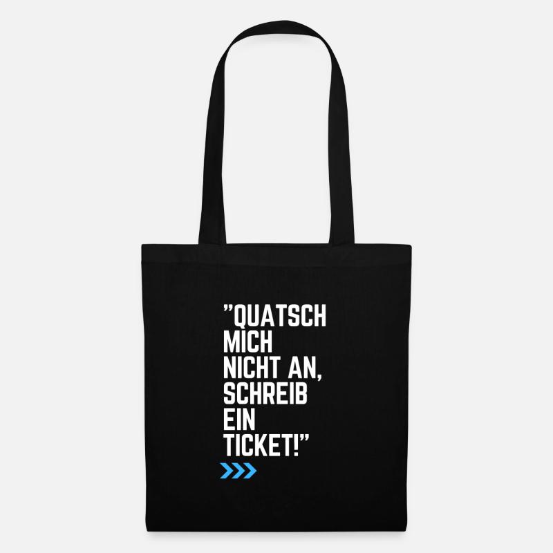 Schreib ein IT Ticket - Stoffbeutel - Schwarz