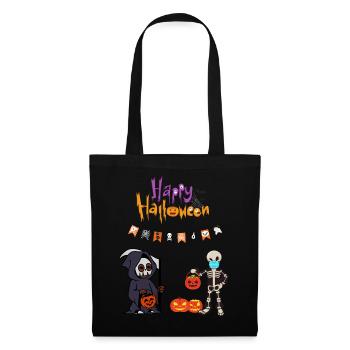 Costume d’Halloween super idée cadeau - Sac en tissu - noir - Devant