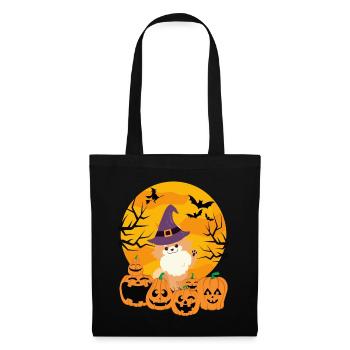 Zwergspitz Halloween Costume Chien - Sac en tissu - noir - Devant