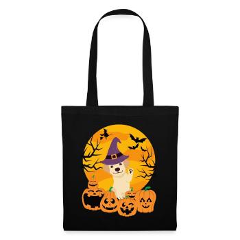 Labrador Retriever Halloween Costume Chien - Sac en tissu - noir - Devant