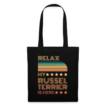 Relax my legendary Russel is here Retro - Tote Bag - black - Front