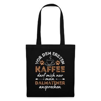 Café dalmate Café Pour chiens - Sac en tissu - noir - Devant