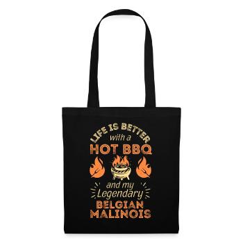 BBQ Grilling and Belgian Shepherd Lover - Tote Bag - black - Front
