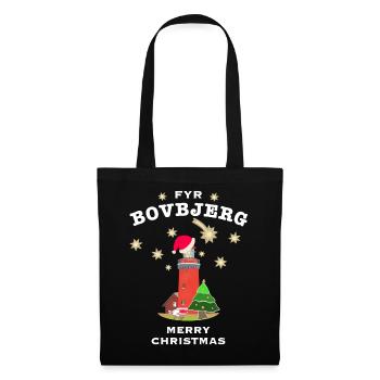 Christmas Denmark, lighthouse Bovbjerg - Tote Bag - black - Front