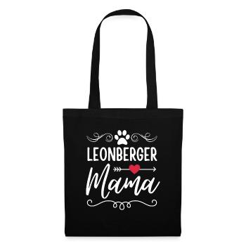 Maman Leonberger - Sac en tissu - noir - Devant