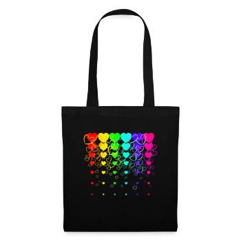 cascade2coeurs - Sac en tissu - noir - Devant