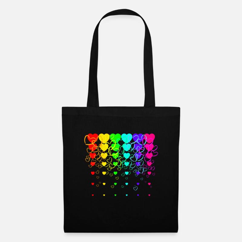 cascade2coeurs - Sac en tissu - noir