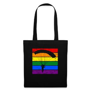 Parachute LGBTQ - Tote Bag - black - Front