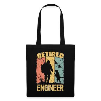 Hunting retired engineer - Tote Bag - black - Front