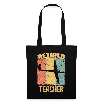 Professeur de vol à voile à la retraite - Sac en tissu - noir - Devant
