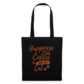 Coffee Cat lover - Tote Bag - black - Front