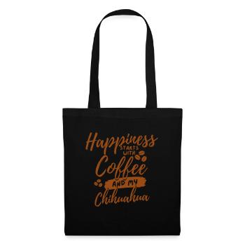 Coffee Chihuahua lover - Tote Bag - black - Front