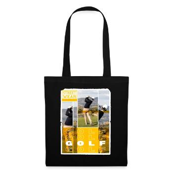 Golf Golf Golfer Sport Hobby Club Vintage - Tote Bag - black - Front