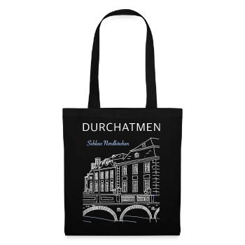 Schloss Nordkirchen, Durchatmen - Stoffbeutel - Schwarz - Vorne