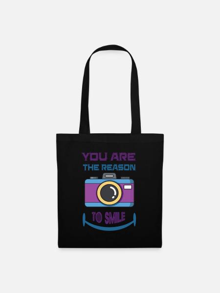 T-shirt with saying, funny saying, gift idea - Tote Bag - black